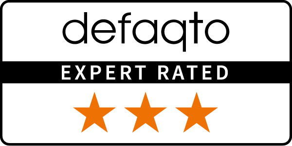 Defaqto expert rated three stars