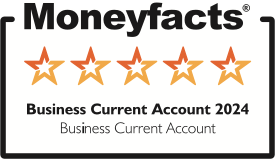 Moneyfacts Business Current Account 2024 Award Logo