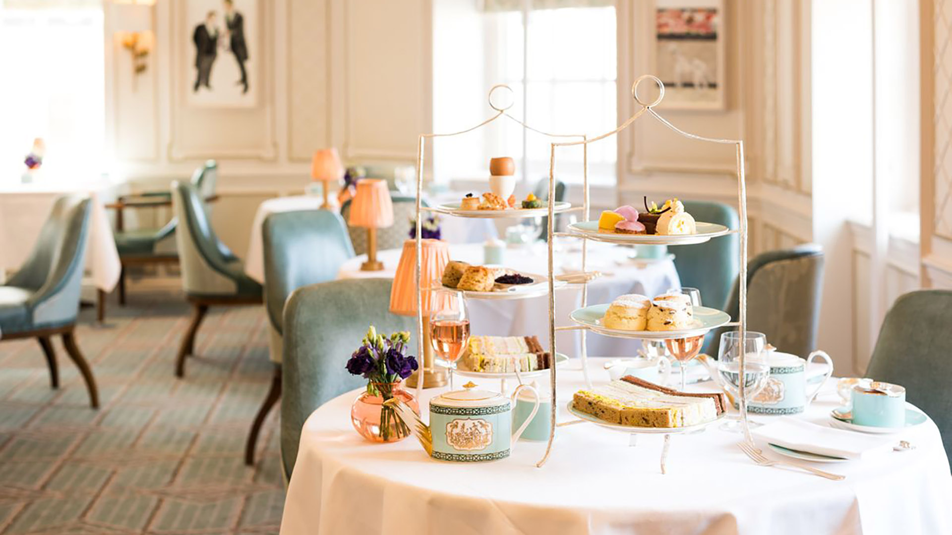 table showing an afternoon tea