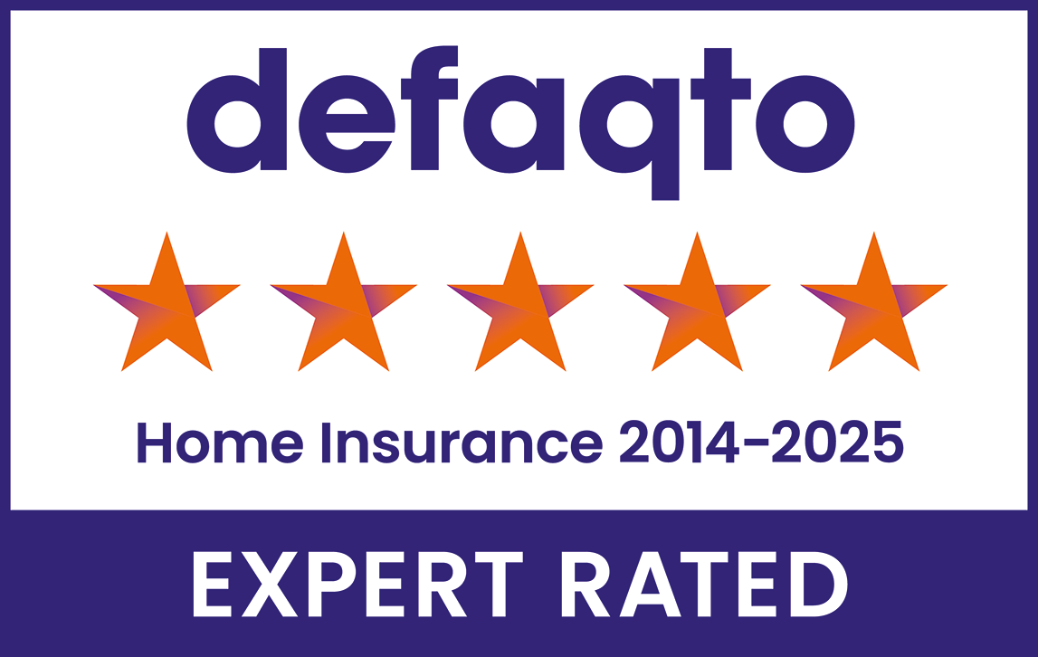 defaqto five star home isnurance. expert rated.