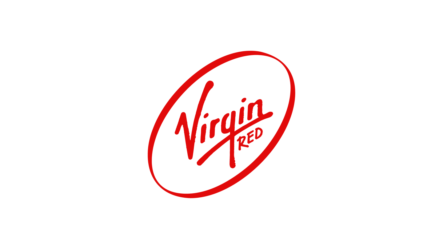Virgin Red logo.
