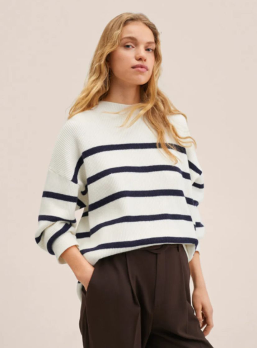 Stripey knitwear jumper