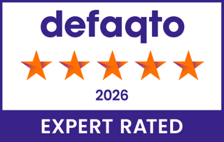 defaqto 2026 five stars - expert rated
