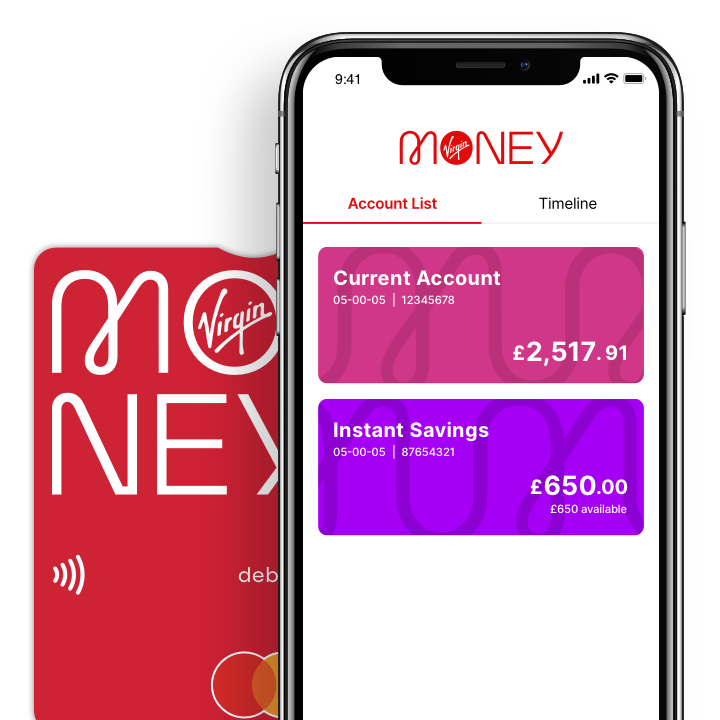 Virgin money current deals account