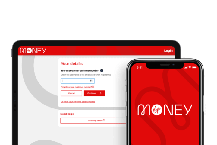 Online banking with Virgin Money