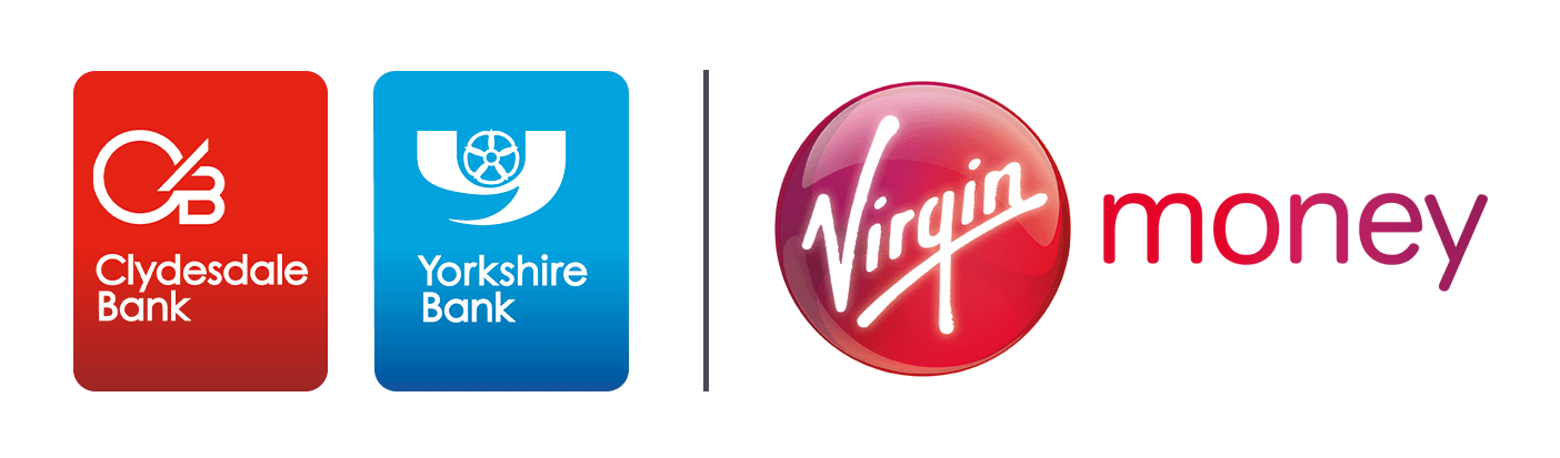 Clydesdale Bank, Yorkshire Bank and Virgin Money logo